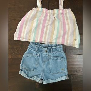 Calvin Klein two piece set Toddler girl